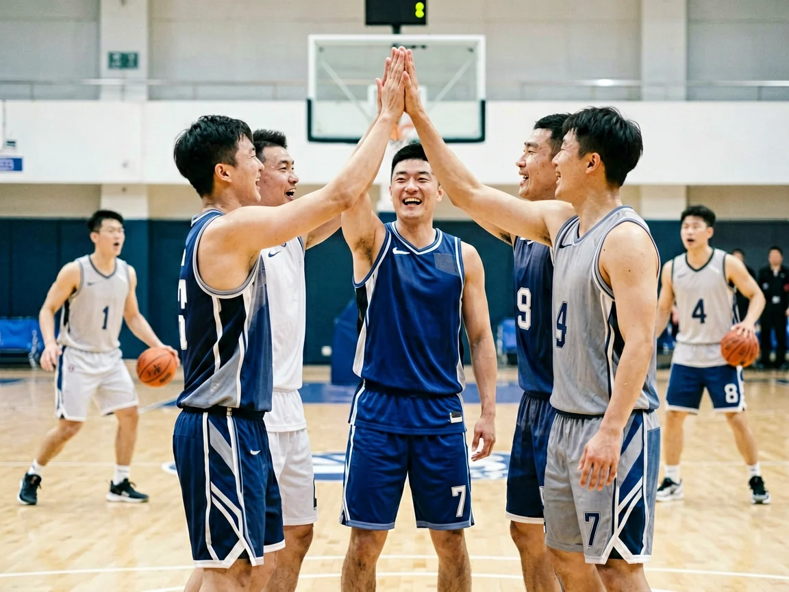 体育赛场准备，女排接应